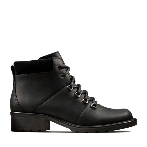Clarks Womens Orinoco Demi Ankle Boots Black | UK-2143985